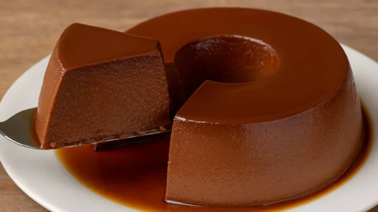 Imagem da Receita de Pudim de Chocolate.