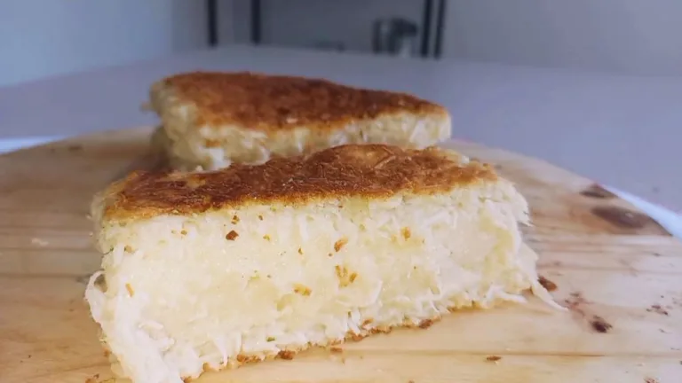 bolo de tapioca com coco sem açúcar