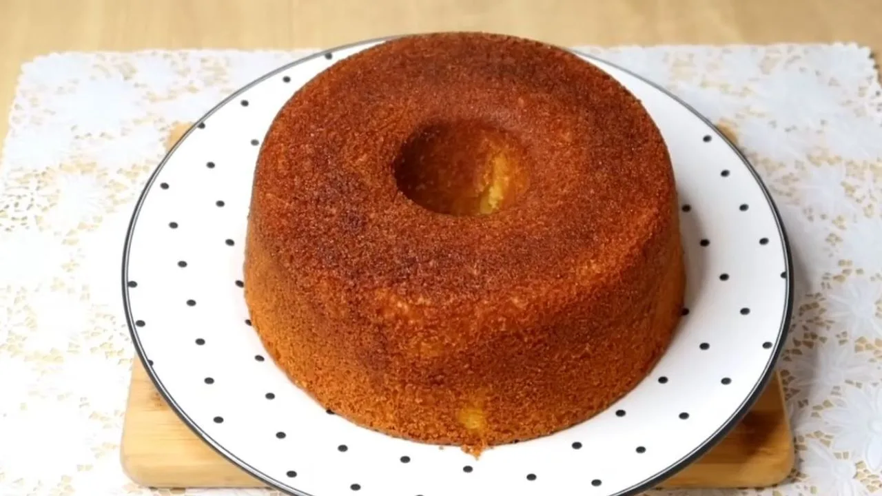 receita de bolo de fubá simples e fofinho