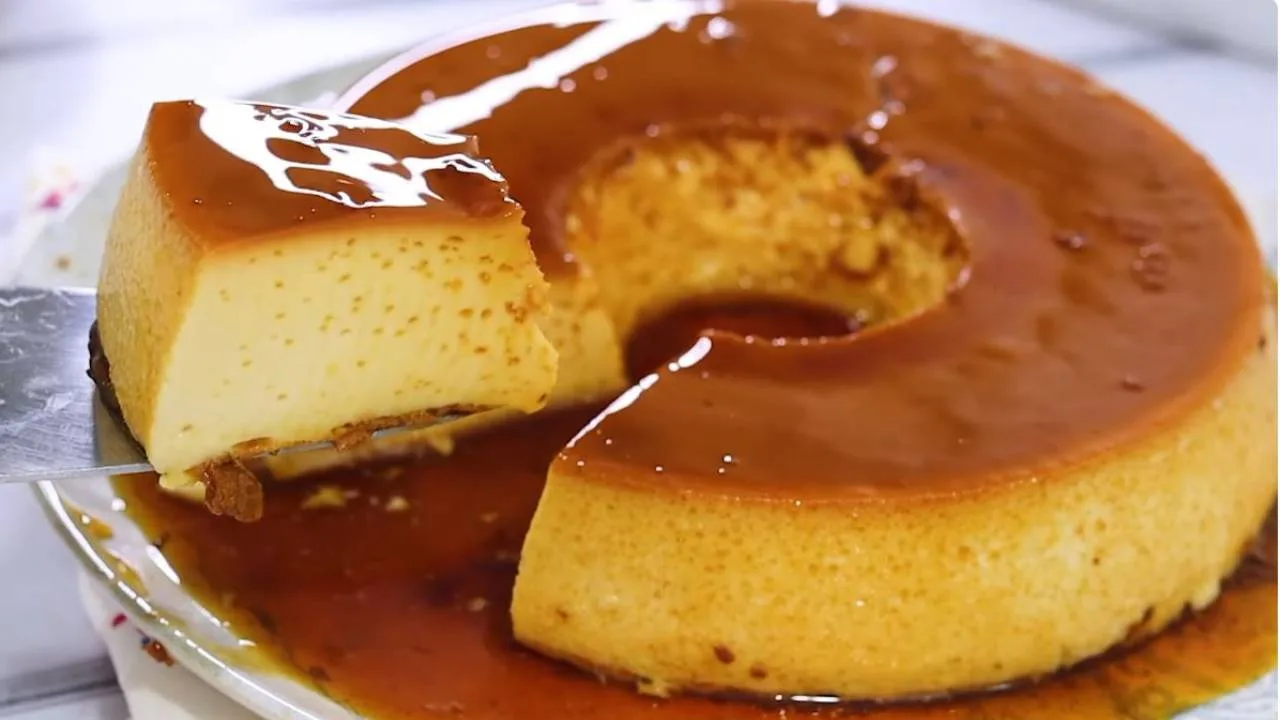 Imagem da Receita de Pudim de Leite Condensado com Furinhos.