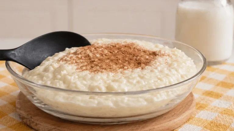 Imagem da Receita de Arroz Doce com Leite de Coco.