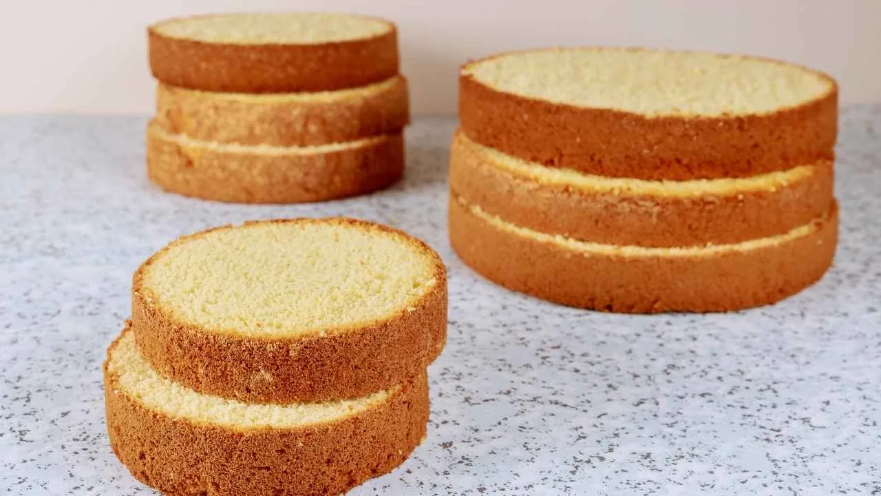 massa pão de ló para bolos de festa