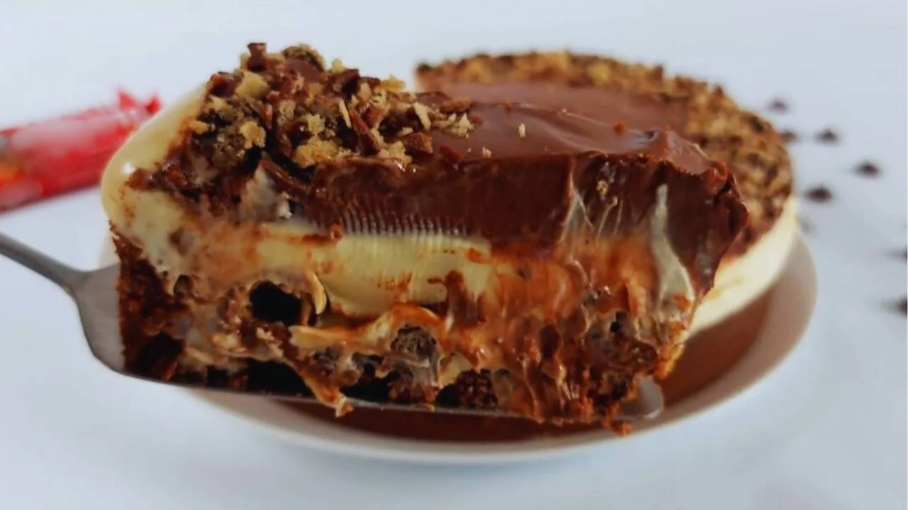 torta trufada para a páscoa
