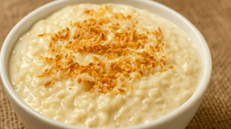 Imagem da Receita de Arroz Doce com Coco Queimado.