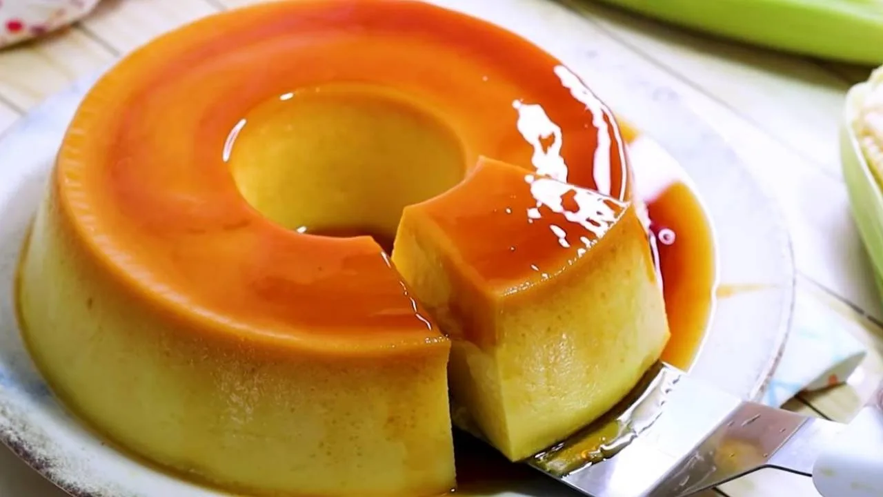 Imagem da Receita de Pudim de Milho Verde com Creme de Leite