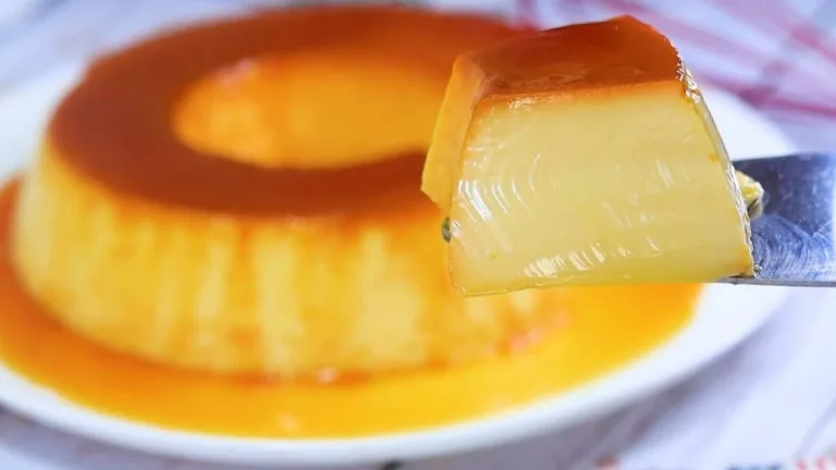 Imagem da receita como não deixar o pudim com furinhos