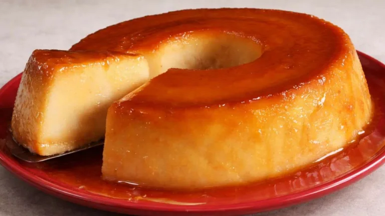 Imagem da Receita de Pudim de Pão Sem Leite Condensado.