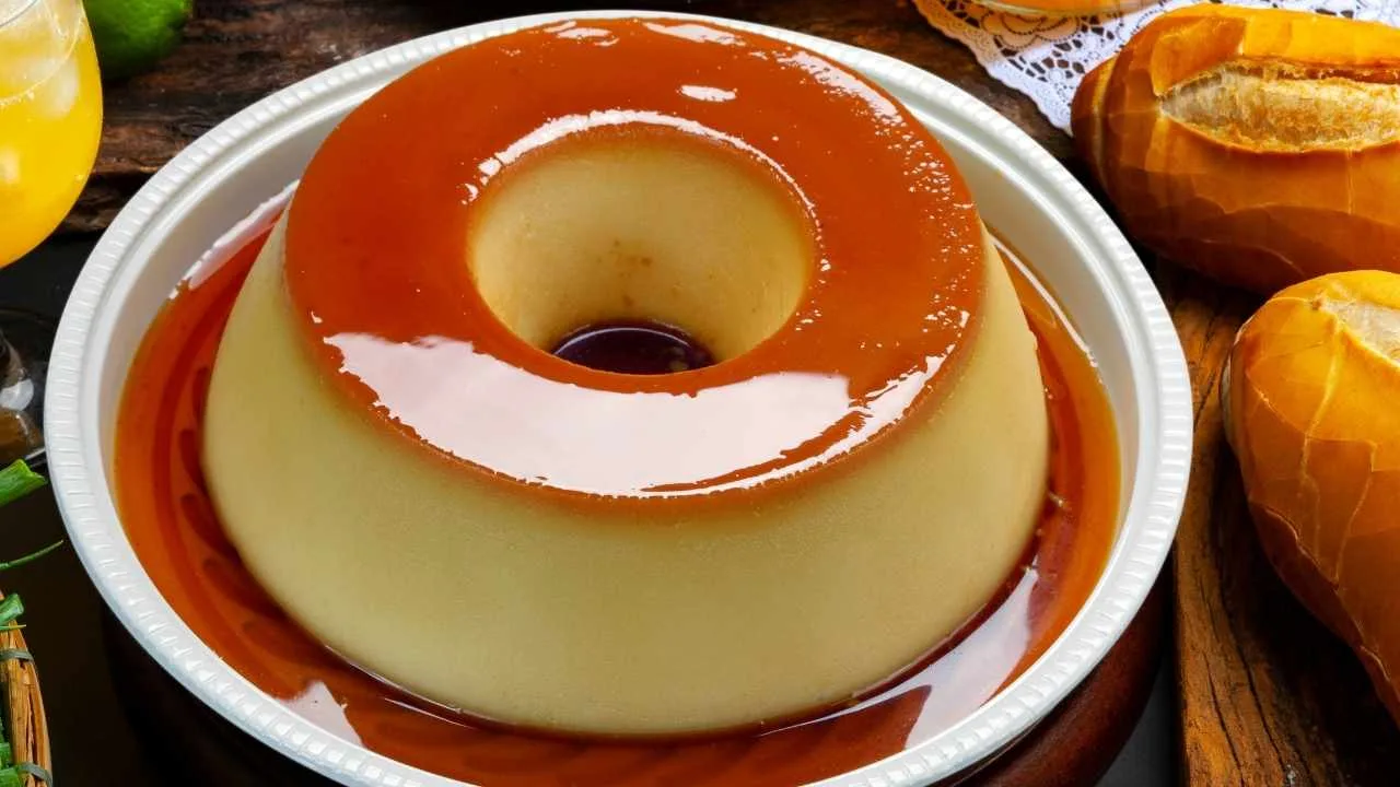 Imagem da Receita de Pudim de Pão Sem Leite Condensado.