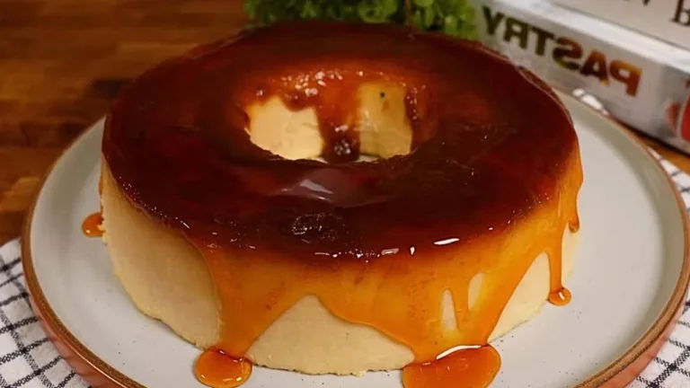 Imagem da Receita de Pudim de Pão com Leite em Pó.