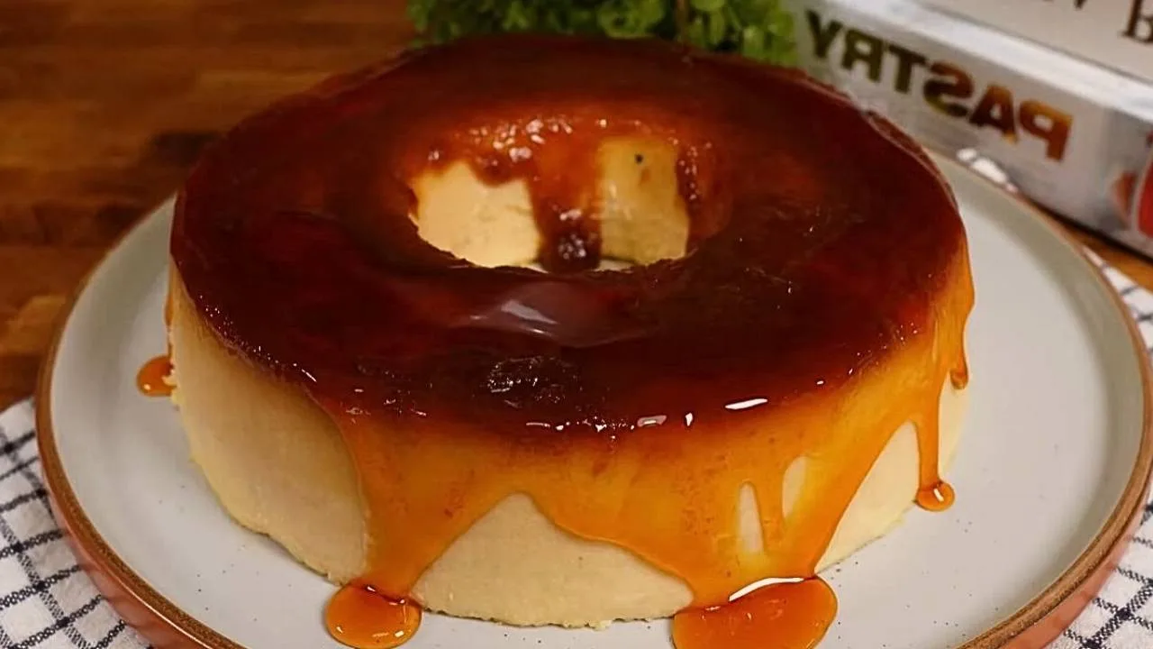 Imagem da Receita de Pudim de Pão com Leite em Pó.