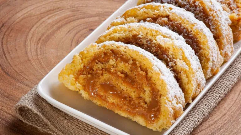Imagem da Receita de Rocambole de Doce de Leite de Liquidificador