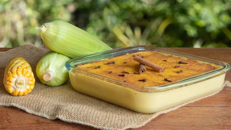 Imagem da Receita de Curau de Milho Verde com Leite Condensado.