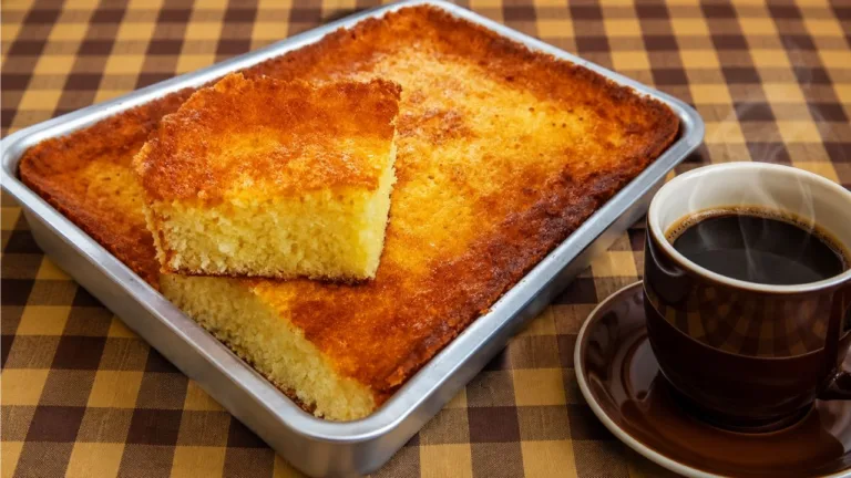 Imagem da Receita de Bolo Queijadinha de Liquidificador.