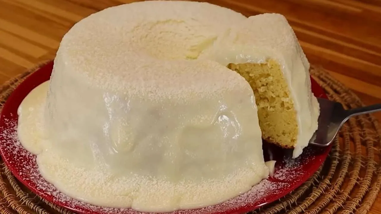 Imagem da Receita de Bolo de Leite Ninho de Liquidificador