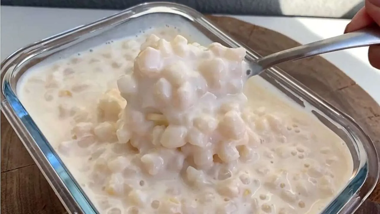 Imagem da Receita de Canjica Cremosa na Panela de Pressão.