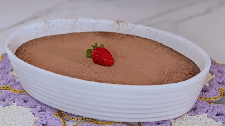 Imagem da Receita de Pavê Sem Leite Condensado Sem Creme de Leite.