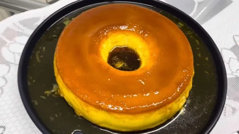 Imagem da Receita de Pudim de Queijo à Moda Antiga.