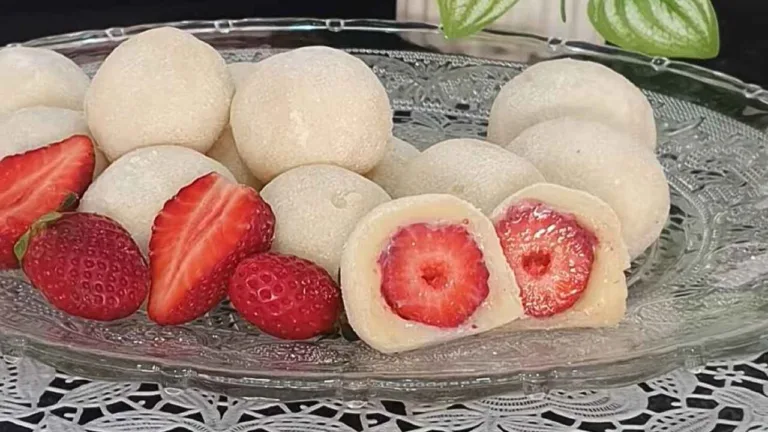 Imagem da Receita de Brigadeiro de Ninho com Morango.