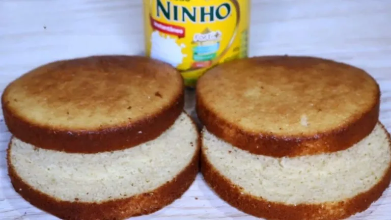 Receita de Pão de Ló de Leite Ninho