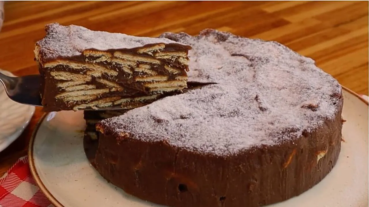 Imagem da Receita de Torta de Bolacha Maisena com Nescau