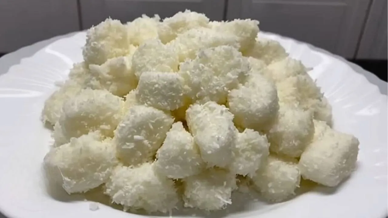 Imagem da Receita de Bala de Coco Sem Fogo.