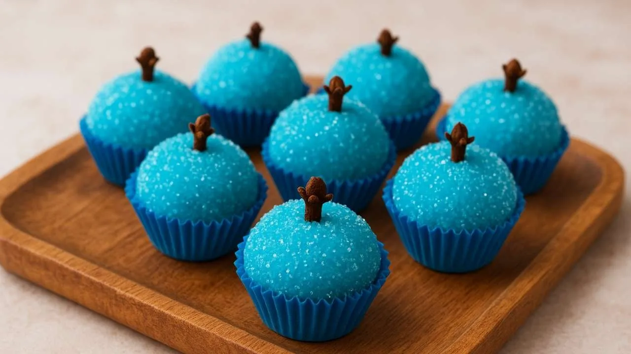 Imagem da Receita de Beijinho Azul.