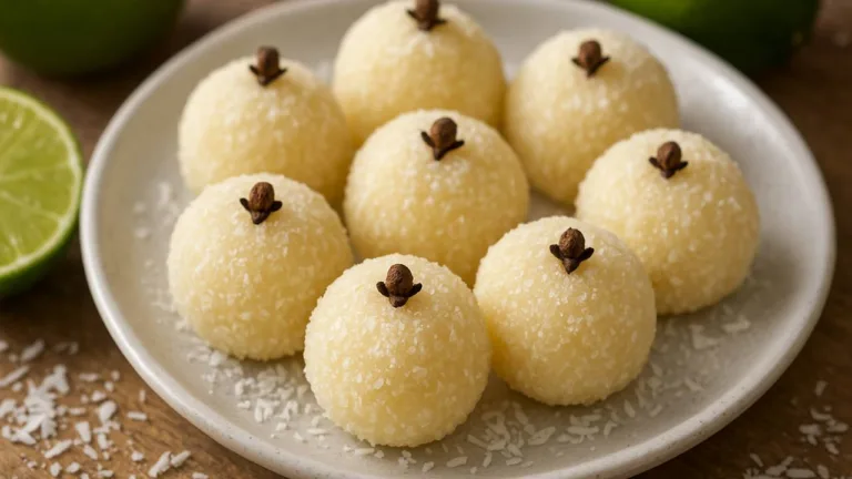 Imagem da Receita de Beijinho de Coco com Limão.
