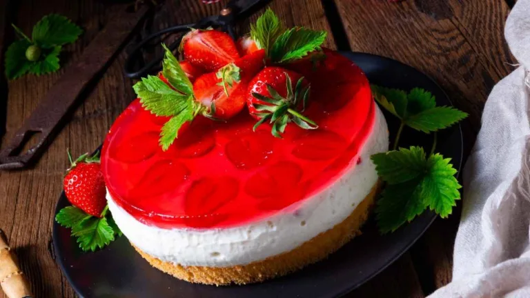 Imagem da Receita de Torta de Morango com Gelatina.