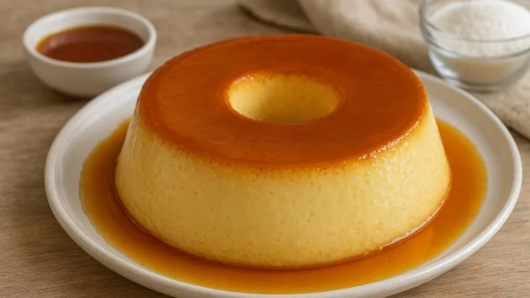 Imagem da Receita de Pudim Simples de Ninho.