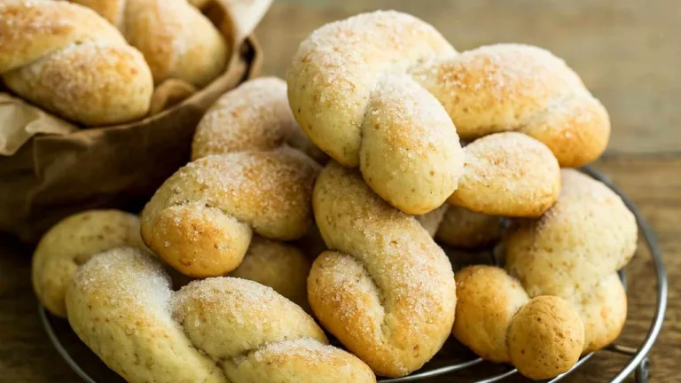 Imagem da Receita de Rosquinha de Amendoim com Calda.