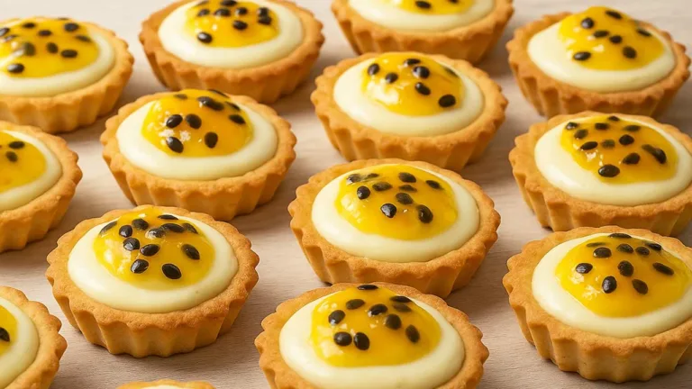 Imagem da Receita de Tortinha Mousse de Maracujá.