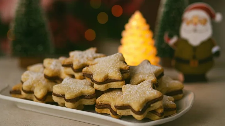 Imagem da Receita de Biscoito de Natal Fácil com Nutella e Massa Folhada Pronta.