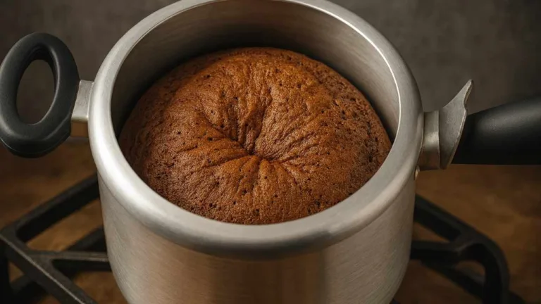 Imagem da Receita de Bolo de Chocolate na Panela de Pressão.