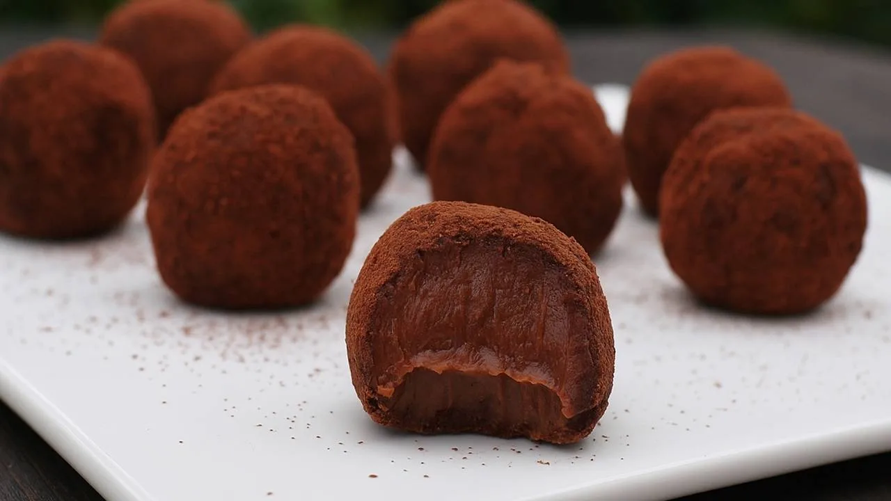 Imagem da Receita de Brigadeiro Zero Açúcar com Banana e Cacau.