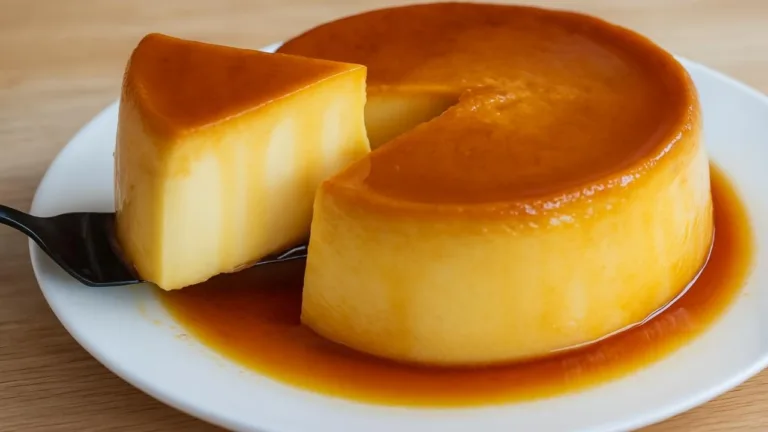 Imagem da Receita de Pudim de Leite Condensado Sem Ovos.