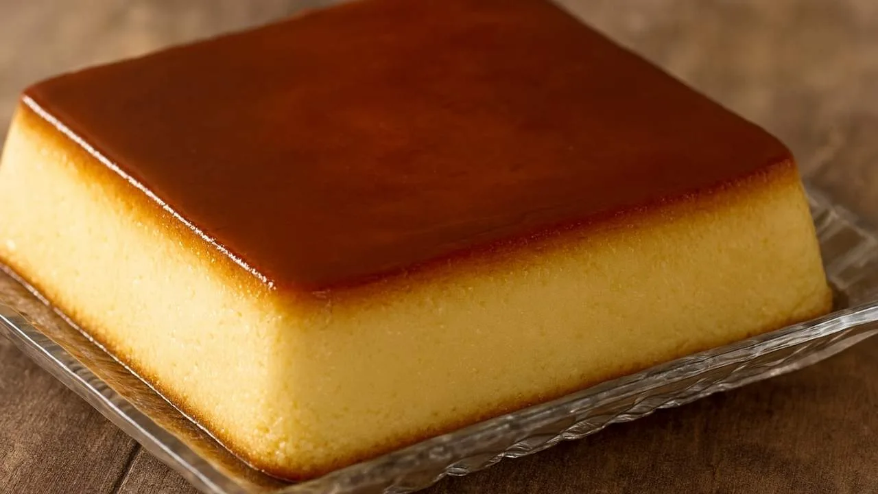 Imagem da Receita de Pudim de Pão Francês.