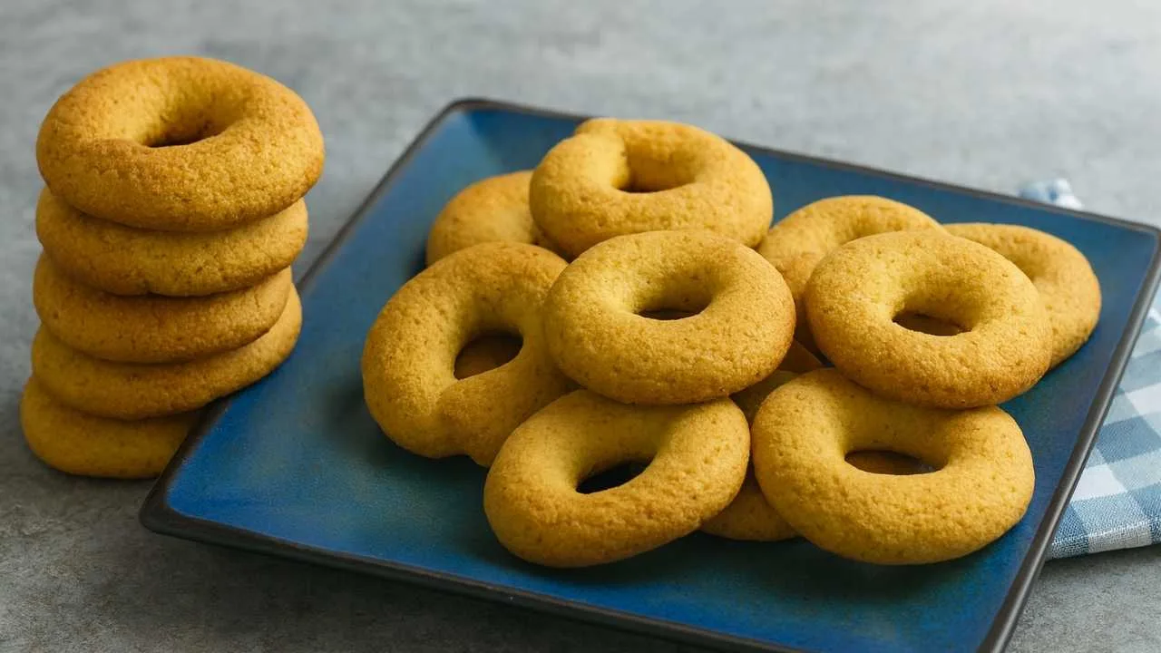 Imagem da Receita de Rosquinha Caseira de Fubá com Erva Doce.
