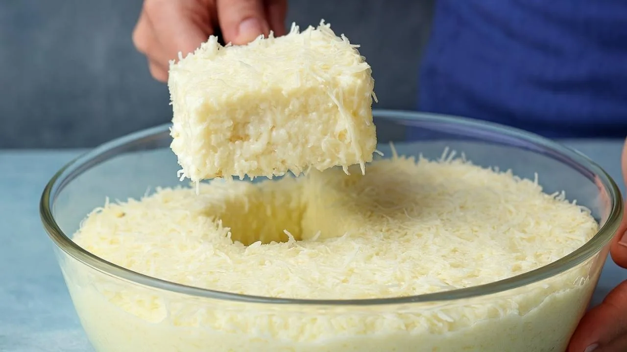 Imagem da Receita de Sobremesa Fácil de Coco Sem Leite Condensado.
