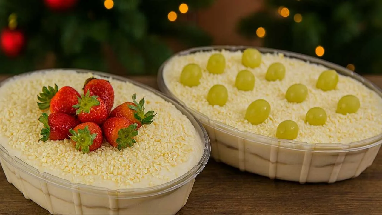 Imagem da Receita de Sobremesa Fácil de Natal com Poucos Ingredientes.