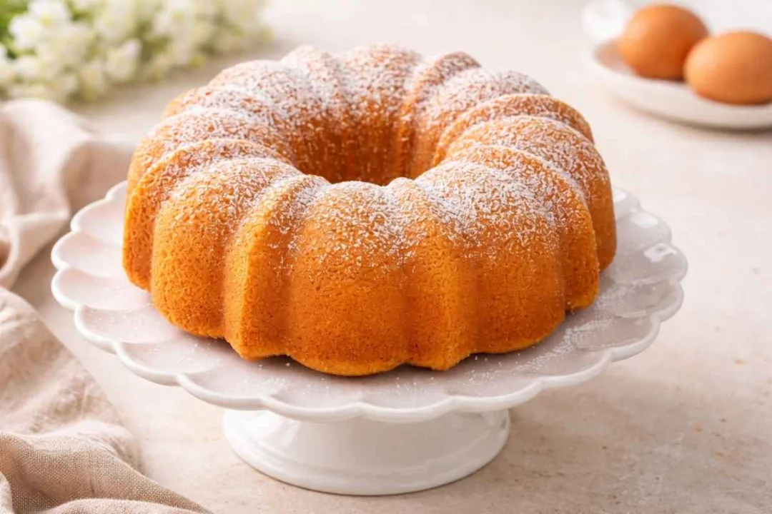 Imagem da Receita de Bolo de Cenoura Fofinho com Leite em Pó.