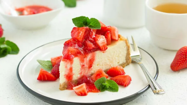 Receita de Cheesecake de Morango Sem Açúcar / Imagem Canva.