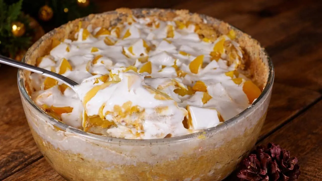 Imagem da Receita de Colchão de Noiva: Sobremesa Perfeita para a Ceia de Ano-Novo.