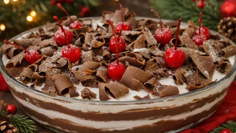 Imagem da Receita de Pavê Floresta Negra para Surpreender na Ceia de Natal.