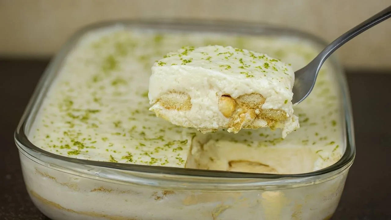 Imagem da Receita de Pavê de Limão com Mousse de Ninho.