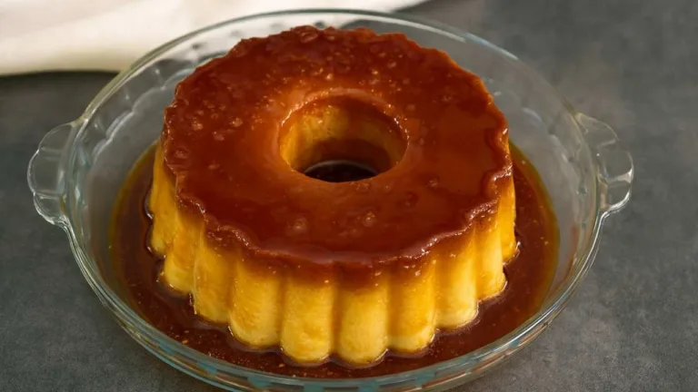 Imagem da Receita de Pudim com Licor.