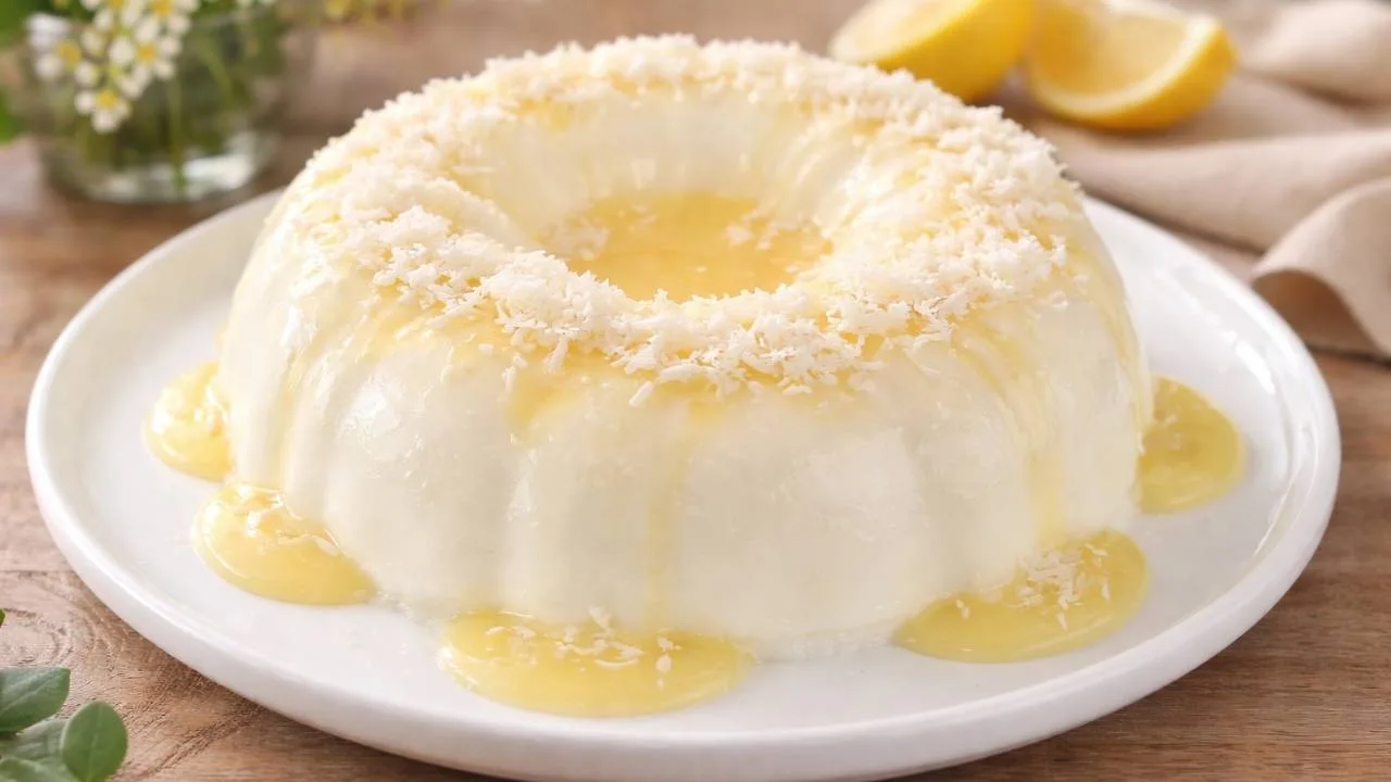 Imagem da Receita de Pudim de Maria Mole com Leite de Coco.