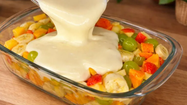 Imagem da Receita de Salada de Frutas com Creme de Ninho.