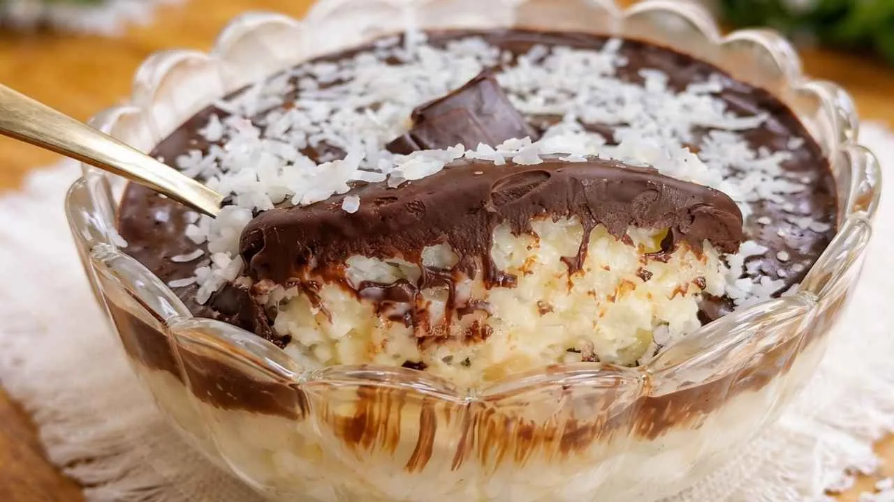 Imagem da Receita de Sobremesa Prestígio Simples com 4 Ingredientes.