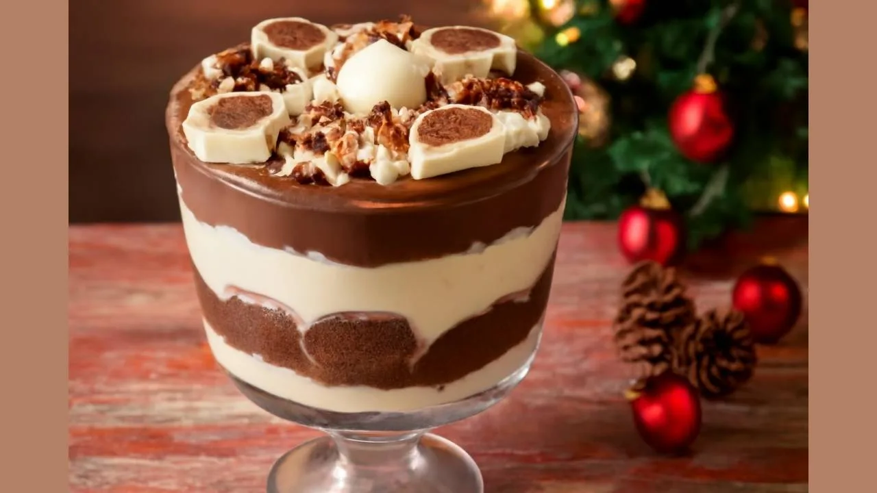 Imagem da Receita de Taça de Ouro Branco Sobremesa para Surpreender no Natal.