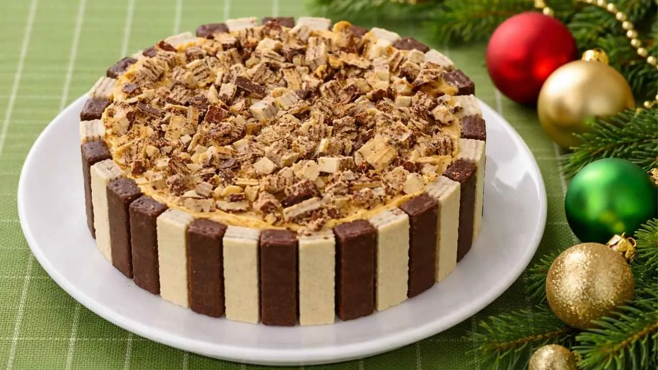 Imagem da Receita de Torta Fácil de Bis para o Natal.